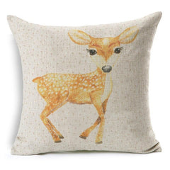 RUBIHOME New Fashion Cheap Cushion Cover Decorative Pillow Case Polyester Modern Home Decor Sofa Design Tiger Deer Birds Plant