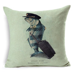 RUBIHOME New Fashion Cheap Cushion Cover Decorative Pillow Case Polyester Modern Home Decor Sofa Design Tiger Deer Birds Plant