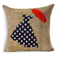 RUBIHOME New Fashion Cheap Cushion Cover Decorative Pillow Case Polyester Modern Home Decor Sofa Design Tiger Deer Birds Plant