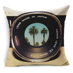 RUBIHOME New Fashion Cheap Cushion Cover Decorative Pillow Case Polyester Modern Home Decor Sofa Design Tiger Deer Birds Plant