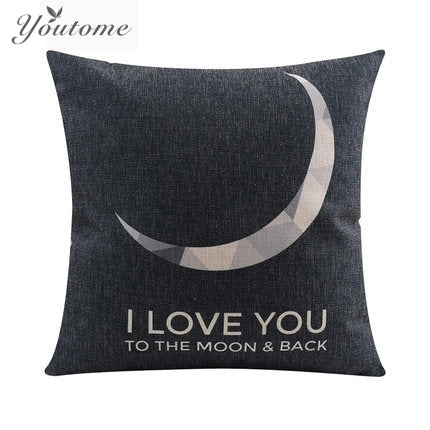 Nordic Cushion Cover Animal Geometric Throw Pillows Case Bear deer Cushion Cover Home Decor Blue Yellow Chair Pillowcase 45x45cm