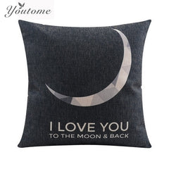 Nordic Cushion Cover Animal Geometric Throw Pillows Case Bear deer Cushion Cover Home Decor Blue Yellow Chair Pillowcase 45x45cm