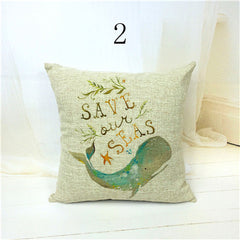 Whale Cushion Cover 18