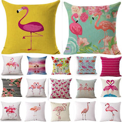 18'' Flamingo Cushion Cover