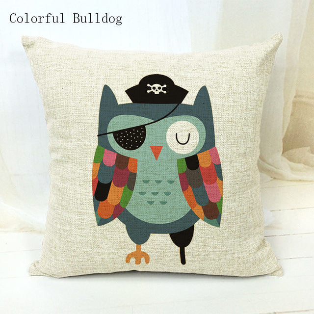 Owl Cushion Cover