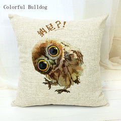 Owl Cushion Cover
