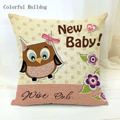 Owl Cushion Cover