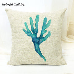 Sea Creatures Cushion Cover