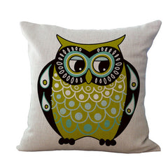Cute Owl Cushion Cover