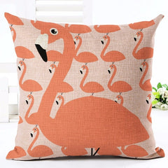Colorful Flamingo Pillow Case