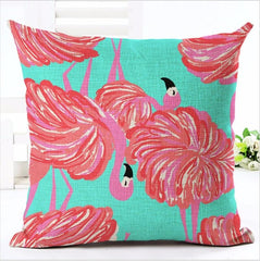 Colorful Flamingo Pillow Case