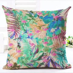 Colorful Flamingo Pillow Case