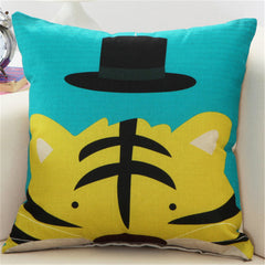 Animal Printed Cushion Cover for Kids