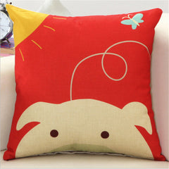 Animal Printed Cushion Cover for Kids