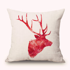 Nordic colorful deer pillow case cover
