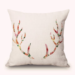 Nordic colorful deer pillow case cover
