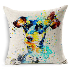 Watercolor Animals Cushion Cover