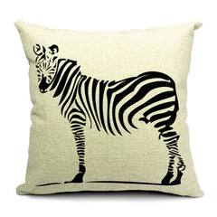 Cartoon Animal - Zebra, Panda