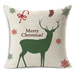 Rhino-Zebra-Elk-Giraffe Cushion Cover