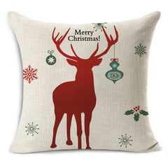 Rhino-Zebra-Elk-Giraffe Cushion Cover