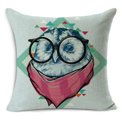 Rhino-Zebra-Elk-Giraffe Cushion Cover