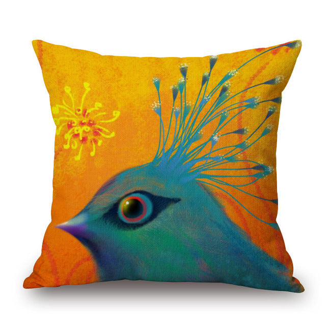 Peacock Cushion Cover