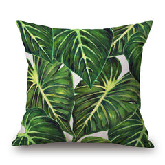 Hawaiian Garden Tropical Cushion Cover