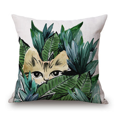 Hawaiian Garden Tropical Cushion Cover