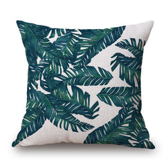 Hawaiian Garden Tropical Cushion Cover