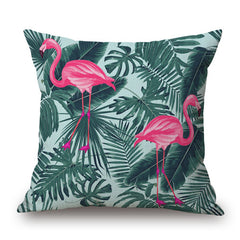 Hawaiian Garden Tropical Cushion Cover