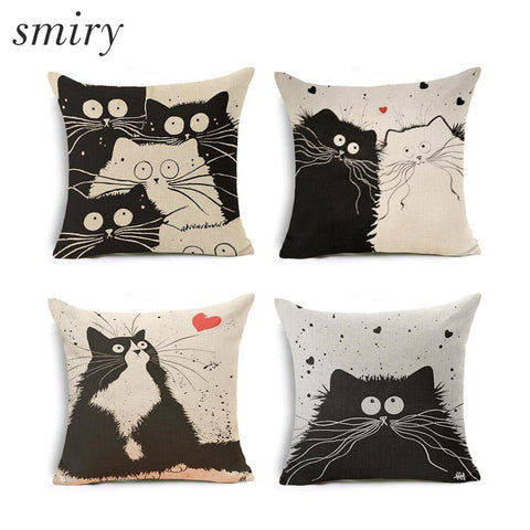 Funny Cats Pillow Case