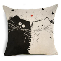 Funny Cats Pillow Case