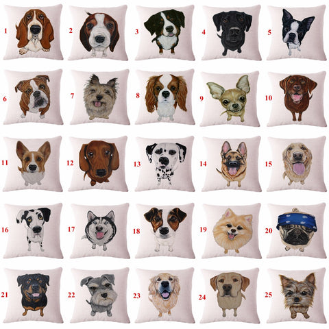 Dog Cushion Cover Variety