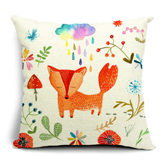 Red Fox Cushion Cover