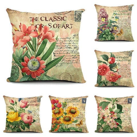 Flowers Pattern Pillowcase